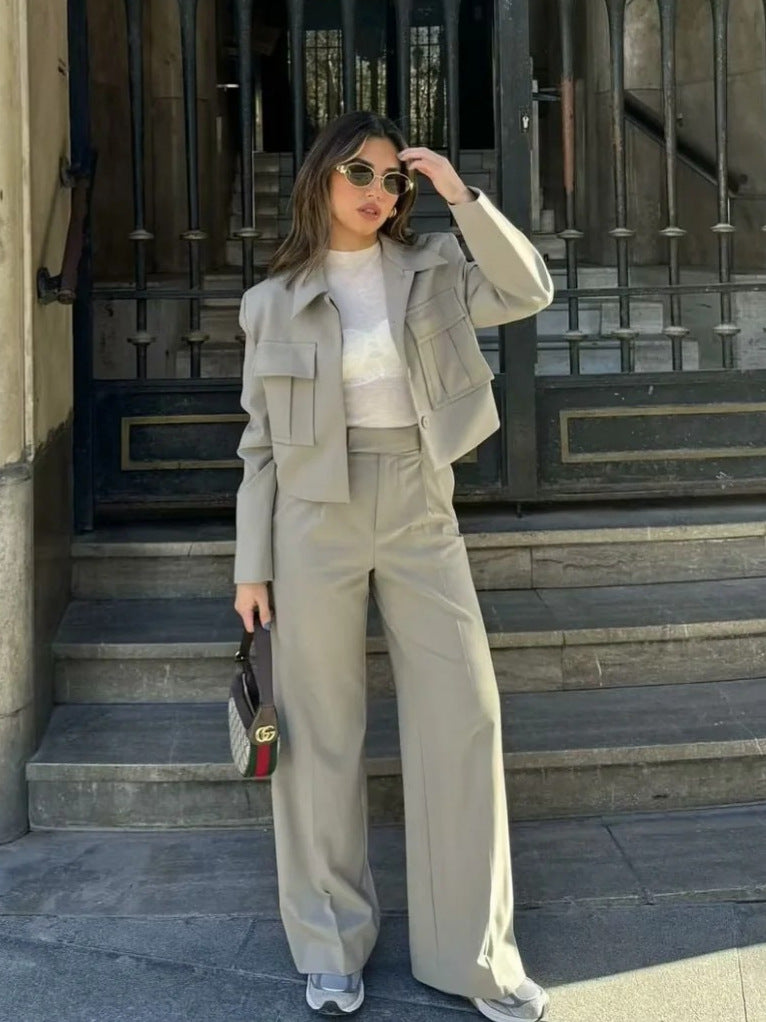 Dream | Two-Piece Set with Cropped Coat