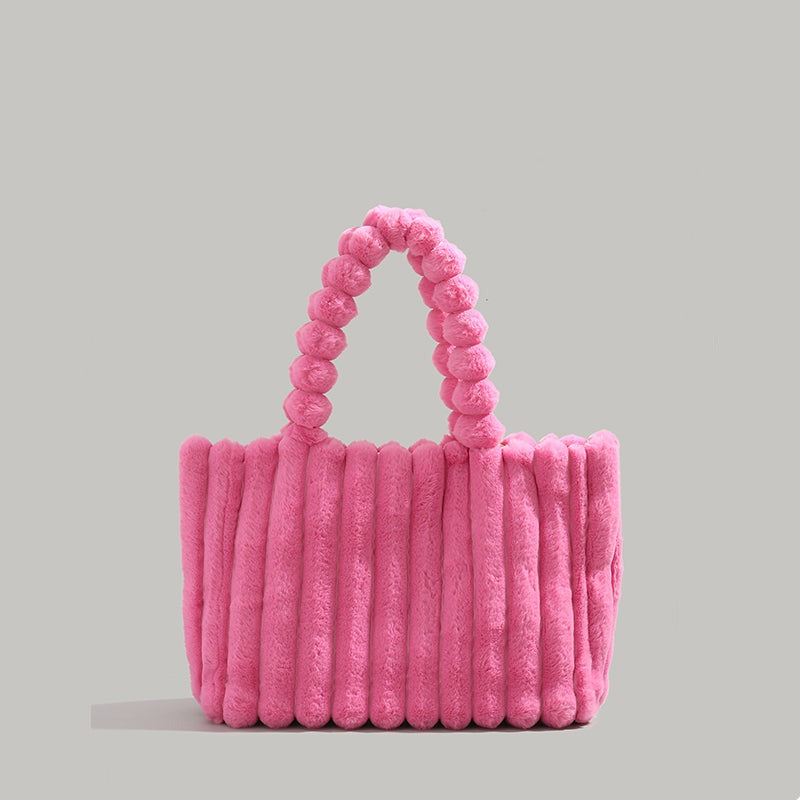 Eric | Plush Faux Fur Shoulder Bag