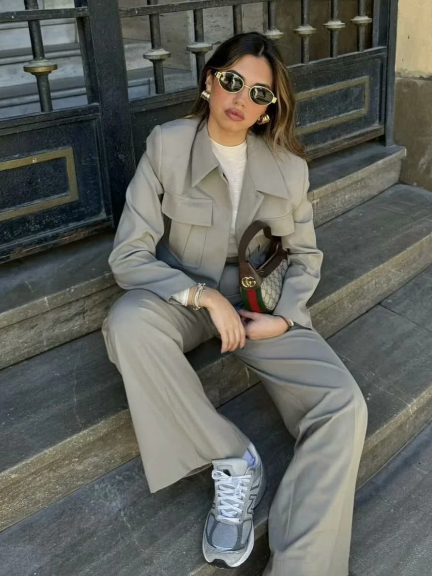 Dream | Two-Piece Set with Cropped Coat