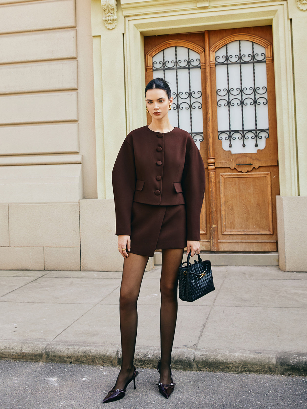 Berta | Blazer Jacket Asymmetric
