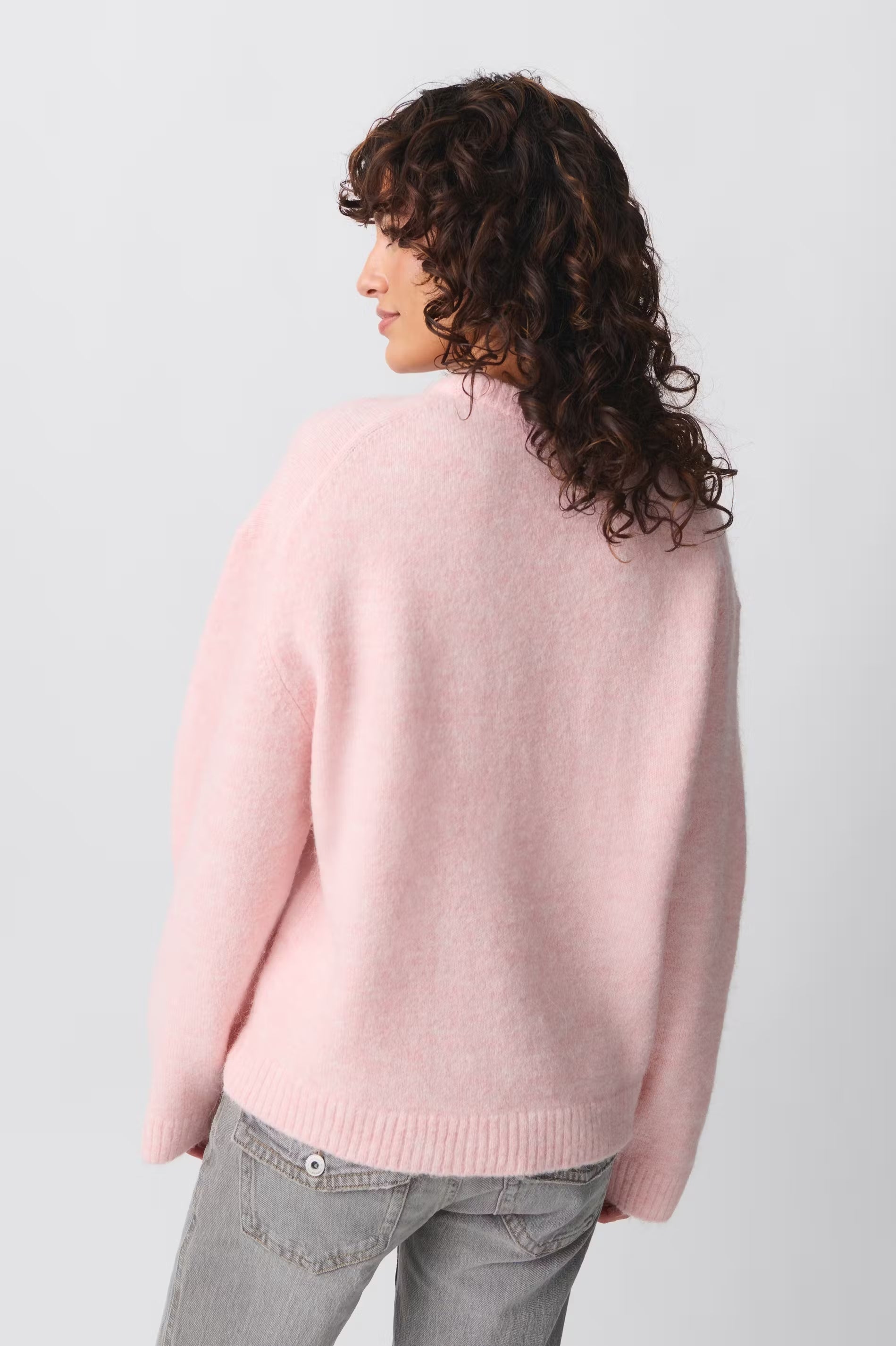 Nienke | Sweater with Ribbed Crewneck