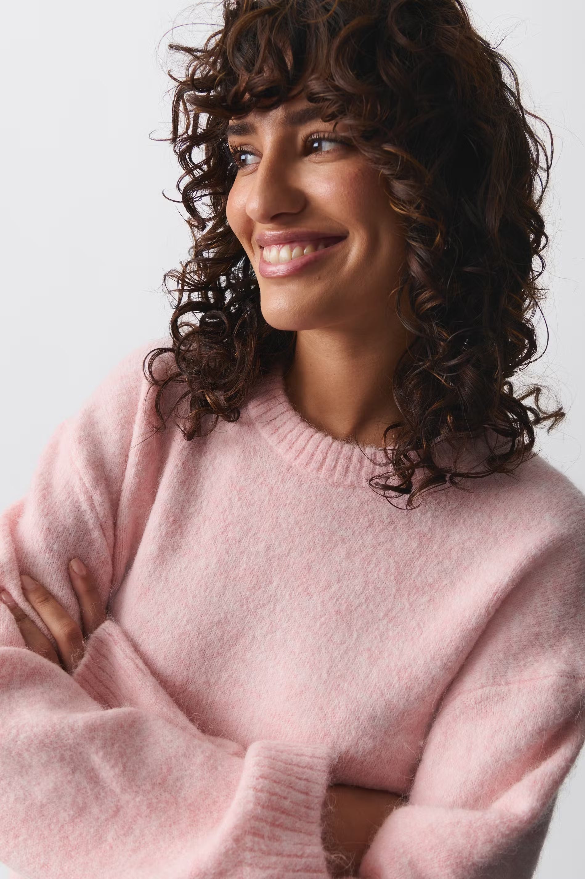 Nienke | Sweater with Ribbed Crewneck