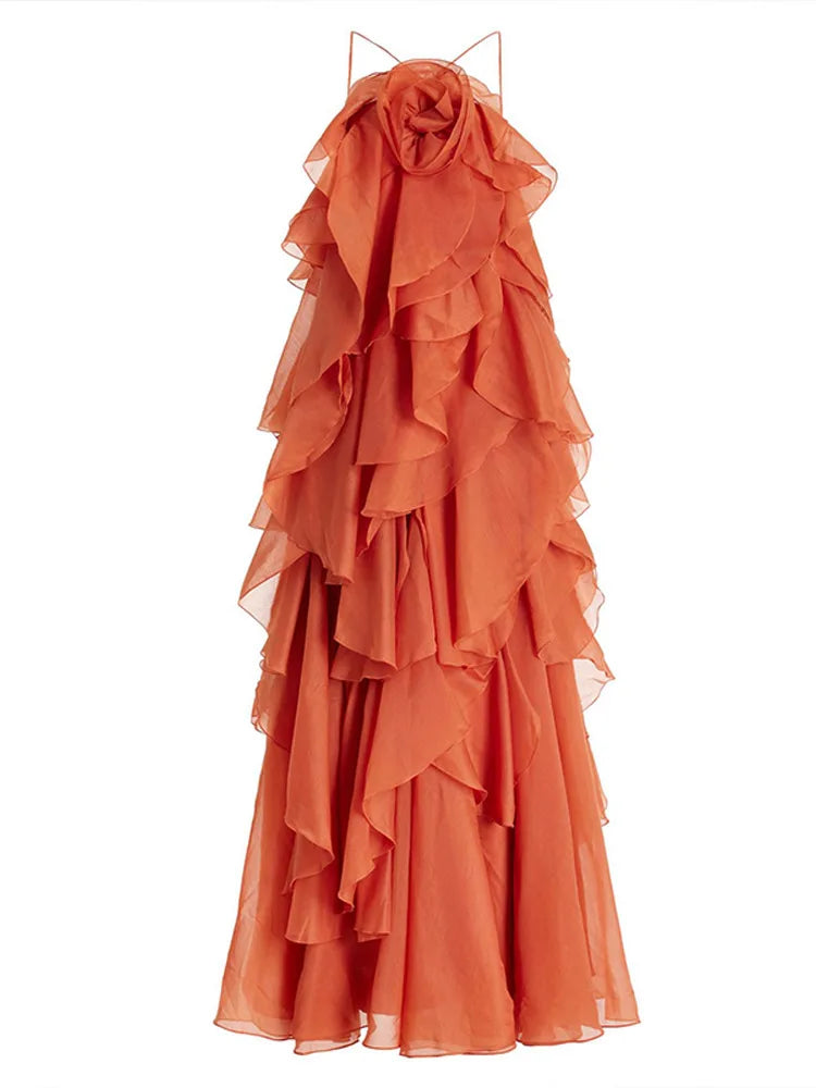 Blossom | Maxi Dress with Layers and Ruffles