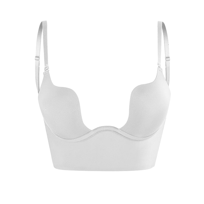 Lena | Invisible Bra with Plunging Neckline and Open Back
