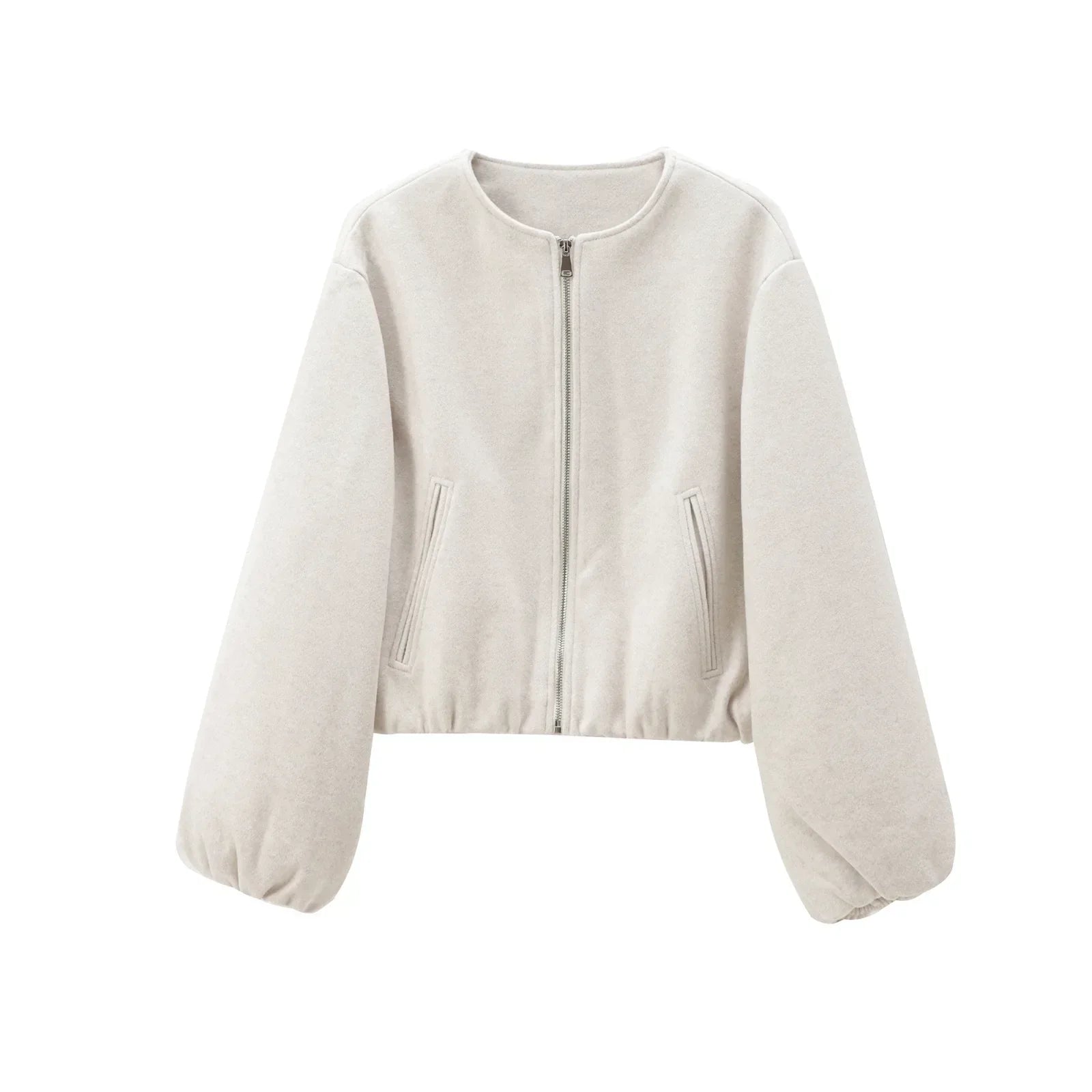 Kerri | Women's Voluminous Sleeve Bomber Jacket