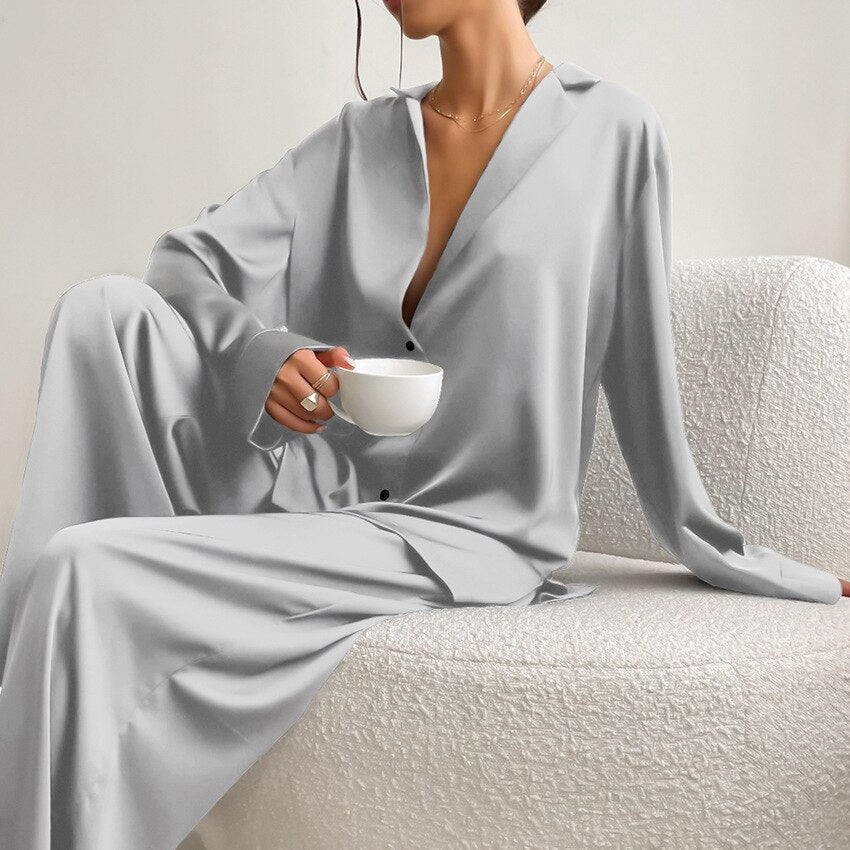 Rozella | Luxury Satin Pyjama Set