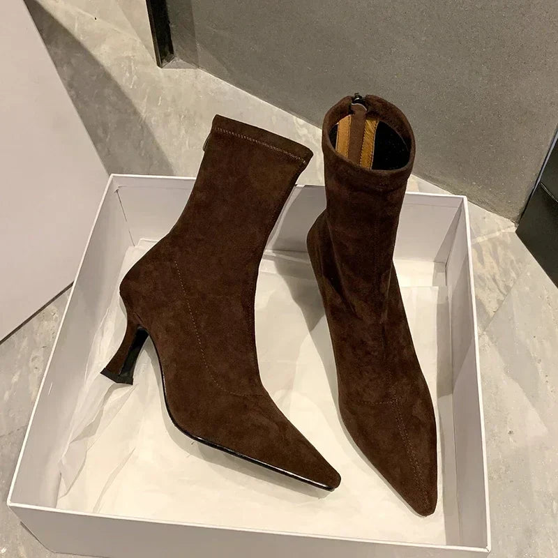 Tanesha | Ankle Boots with Sculpted Heel