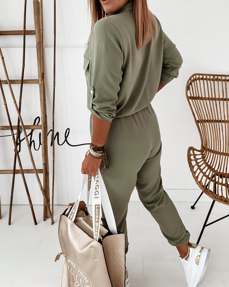 Velia | Jumpsuit with Elastic Waist