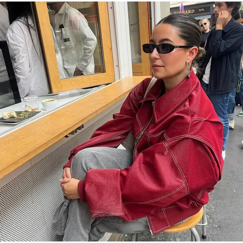 Sélis | Oversized Bomber Jacket
