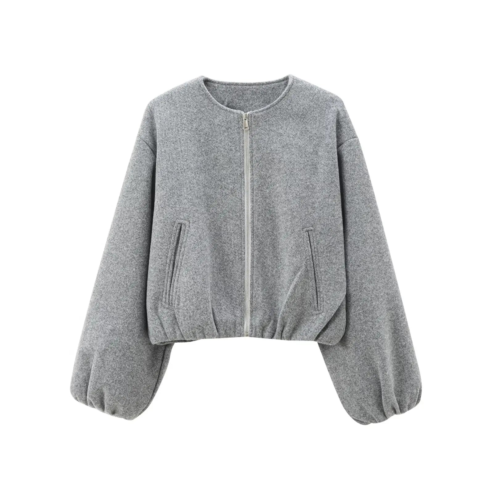 Kerri | Women's Voluminous Sleeve Bomber Jacket