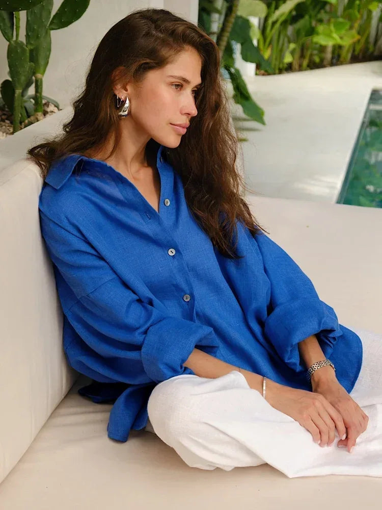 Jasmyne | Blouse Oversized Linen