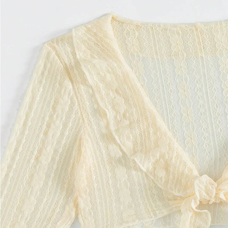 Hattie | Bikini Set with Sheer Cover-up