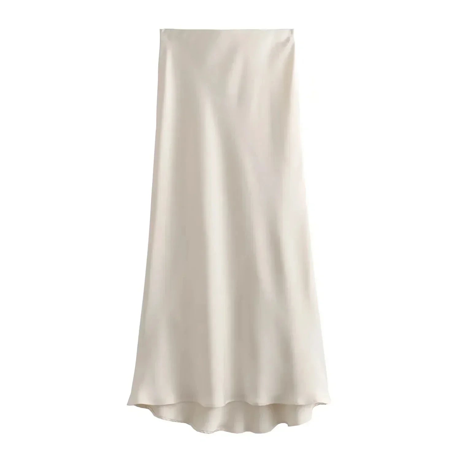 Xara | Flowing Skirt with Satin Sheen