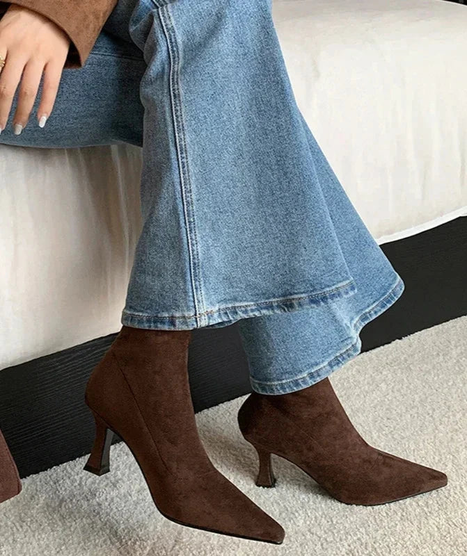 Tanesha | Ankle Boots with Sculpted Heel
