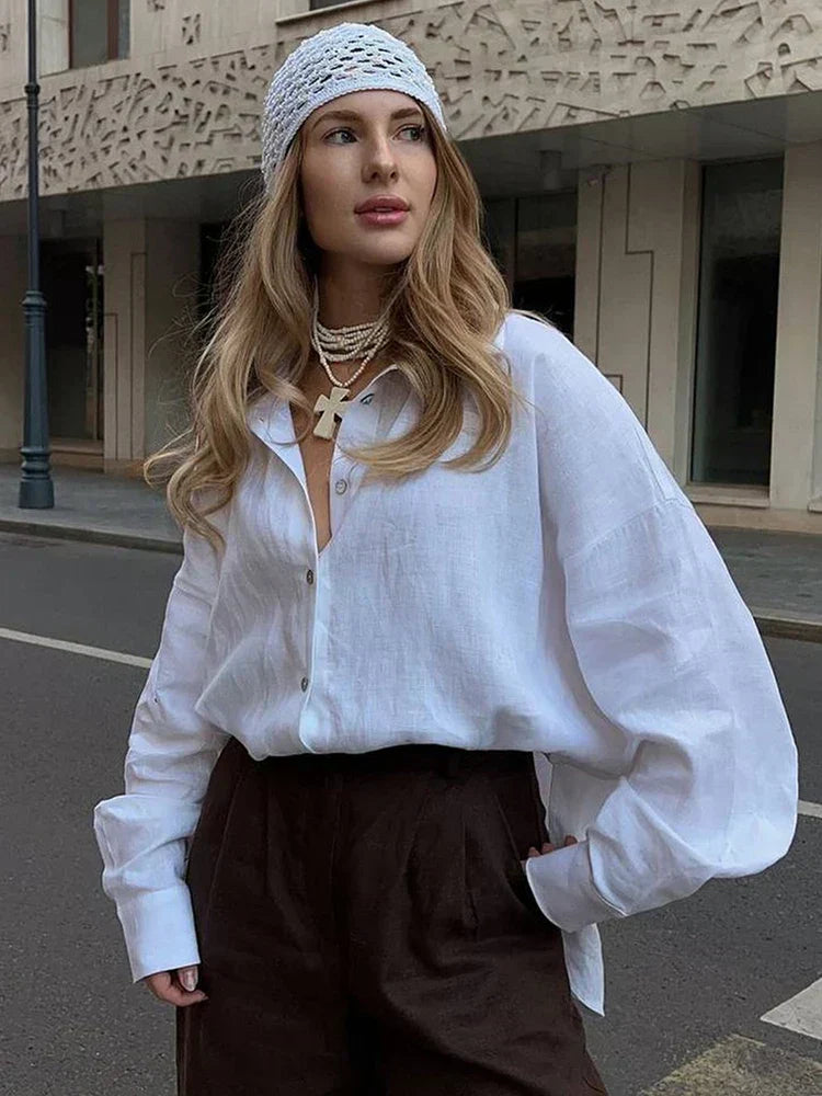 Jasmyne | Blouse Oversized Linen