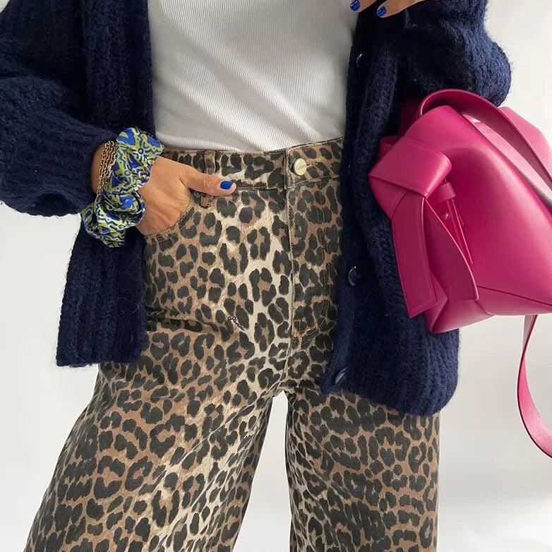Carli | Leopard print trousers