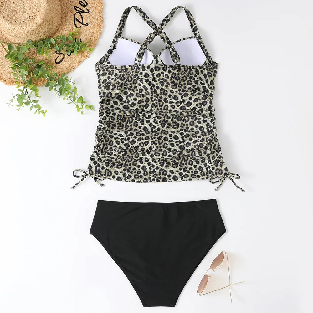 Elsa | Tankini Set with Twist-Front Top