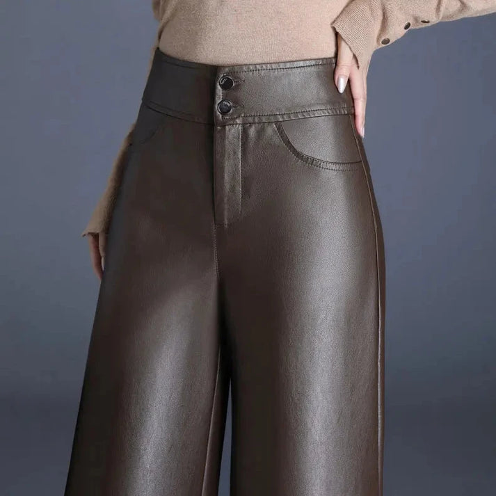 Mark | High-Waisted Wide Fit Trousers