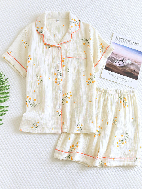 Oakleigh | Comfortable Floral Print Pyjama Set for Women