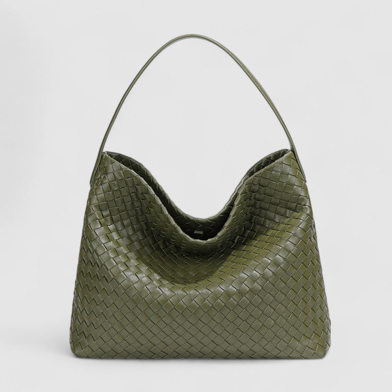 Lanie | Braided Leather Shoulder Bag
