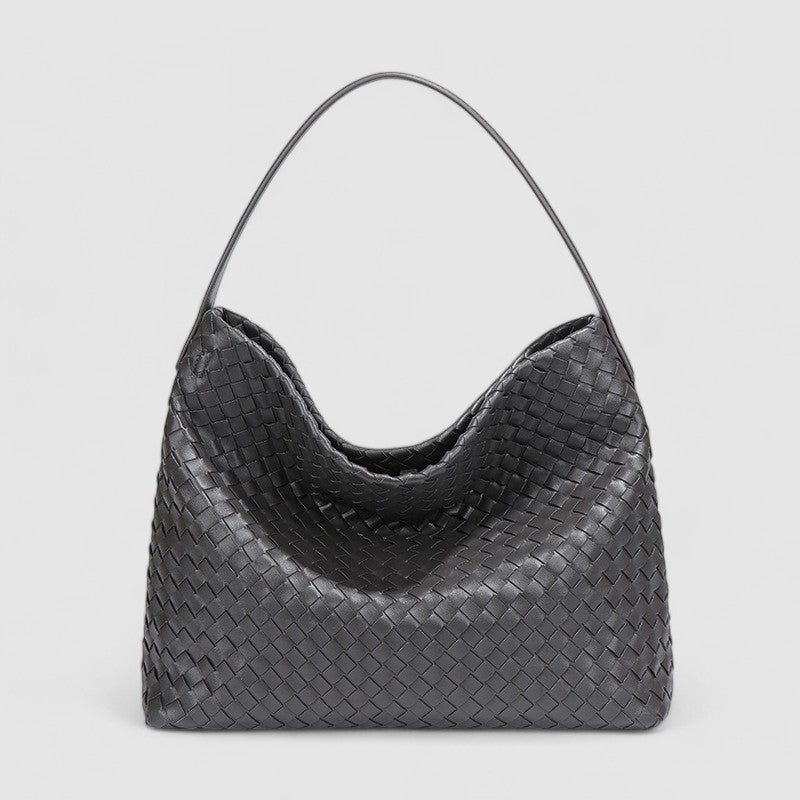 Lanie | Braided Leather Shoulder Bag