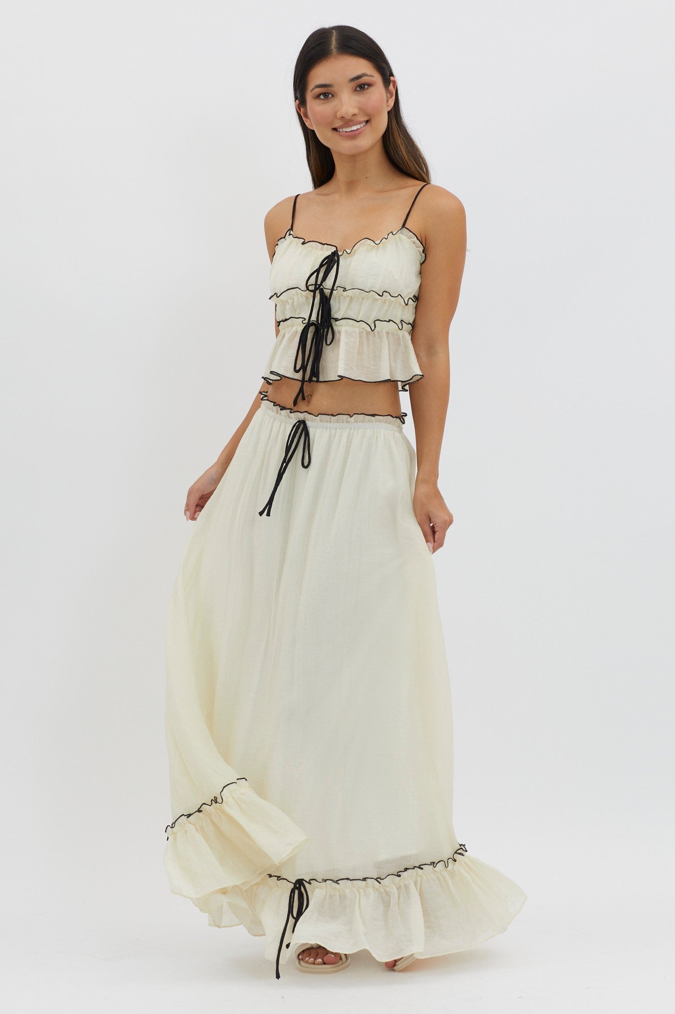 Roxy | Two-Piece Summer Set with Ruffles