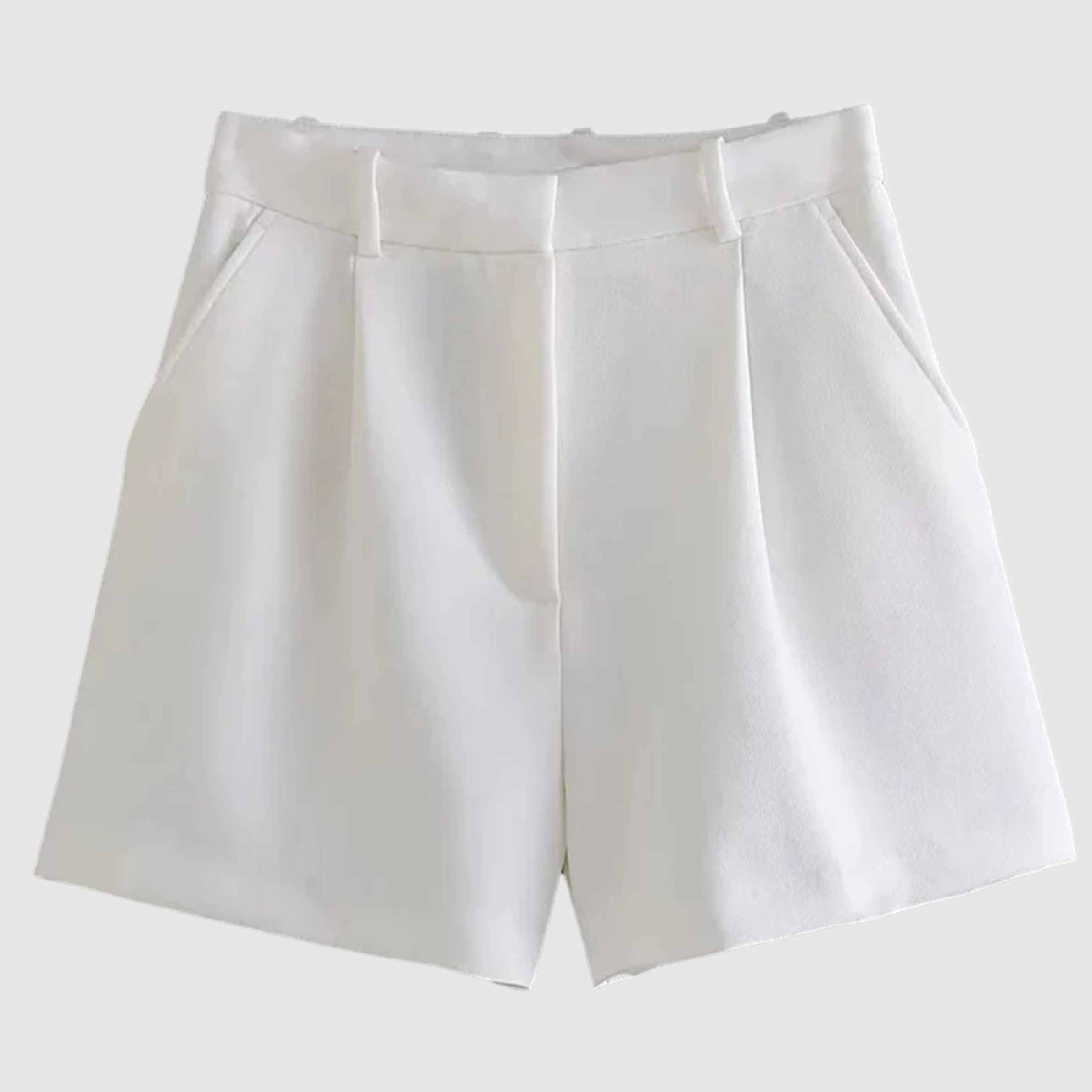 Alanna | High-Waisted Pleated Shorts