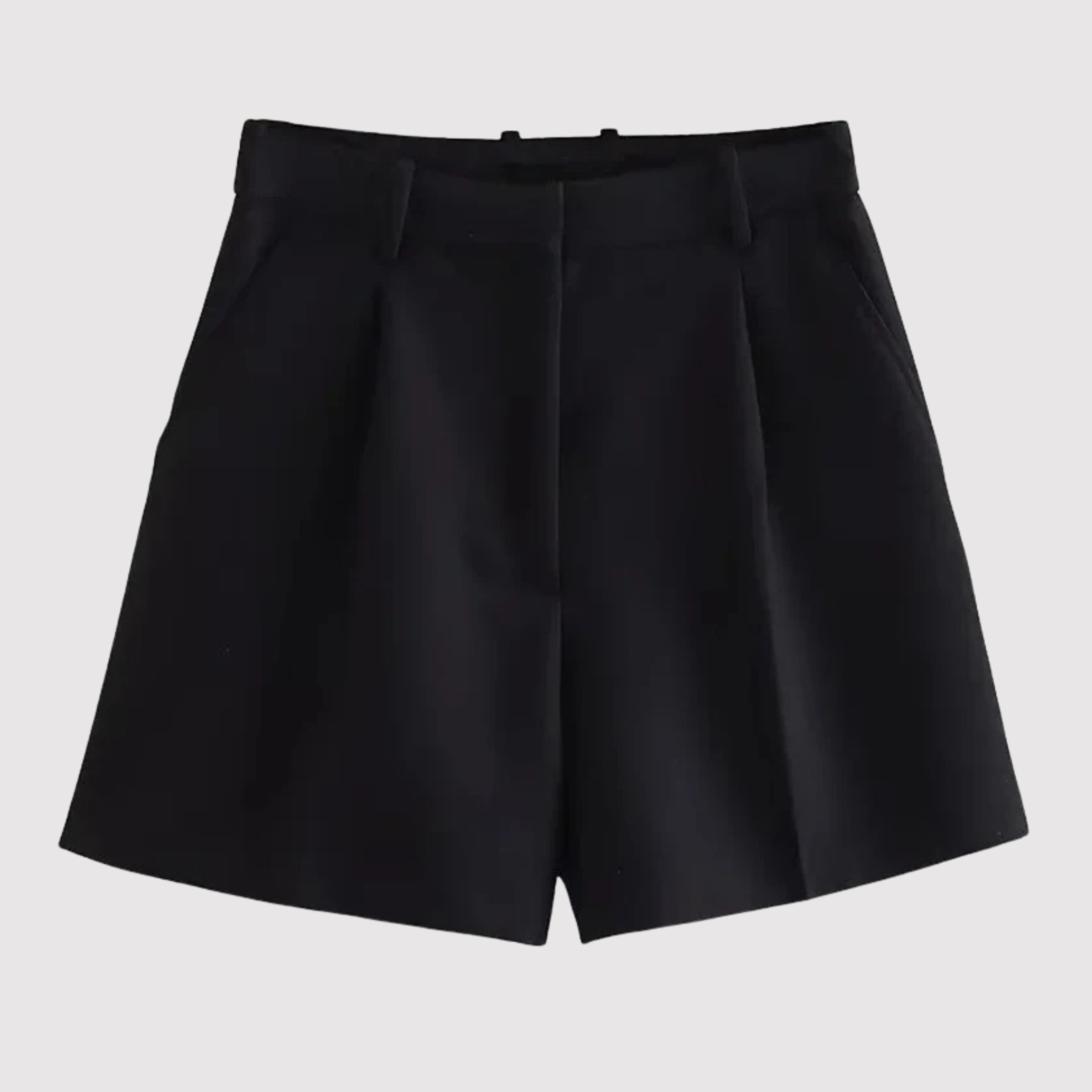 Alanna | High-Waisted Pleated Shorts