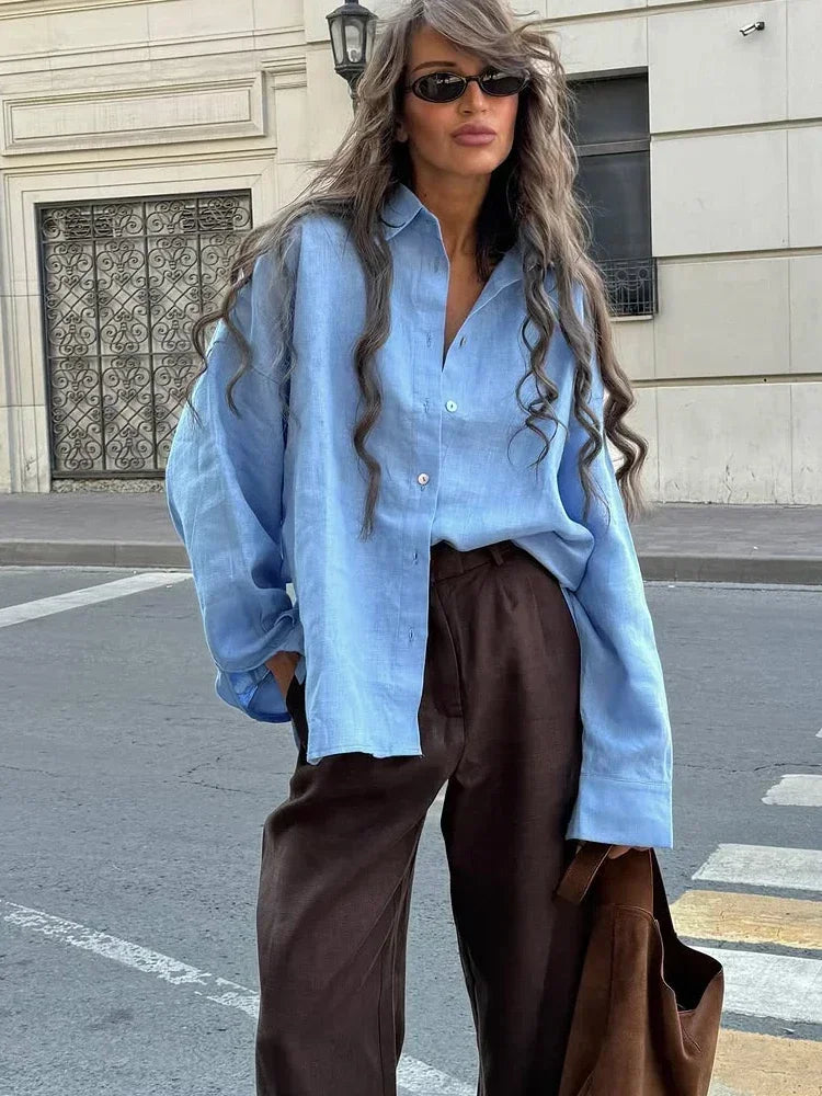 Jasmyne | Blouse Oversized Linen