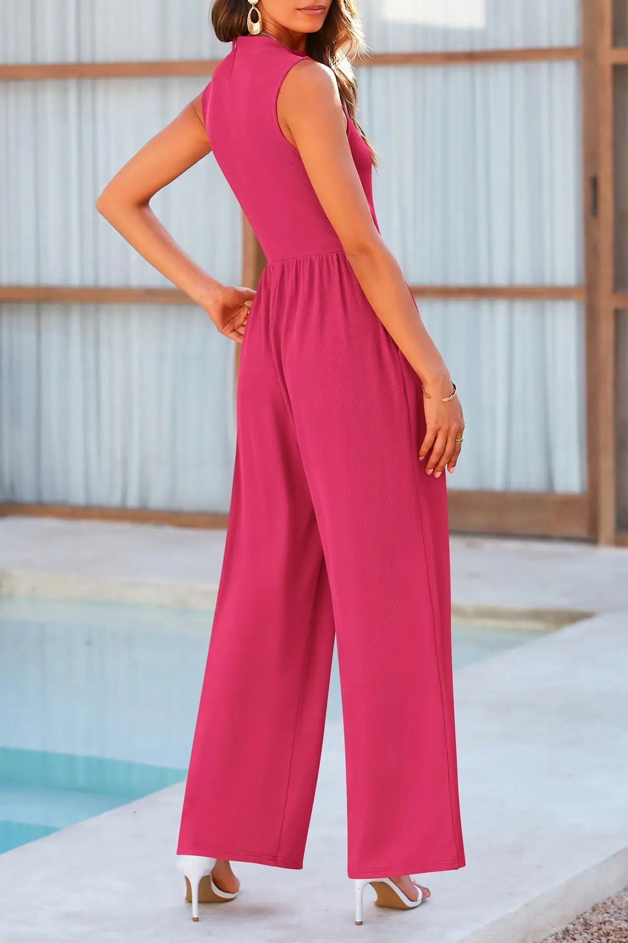 Jonna | Jumpsuit Women's Wide Leg Beige