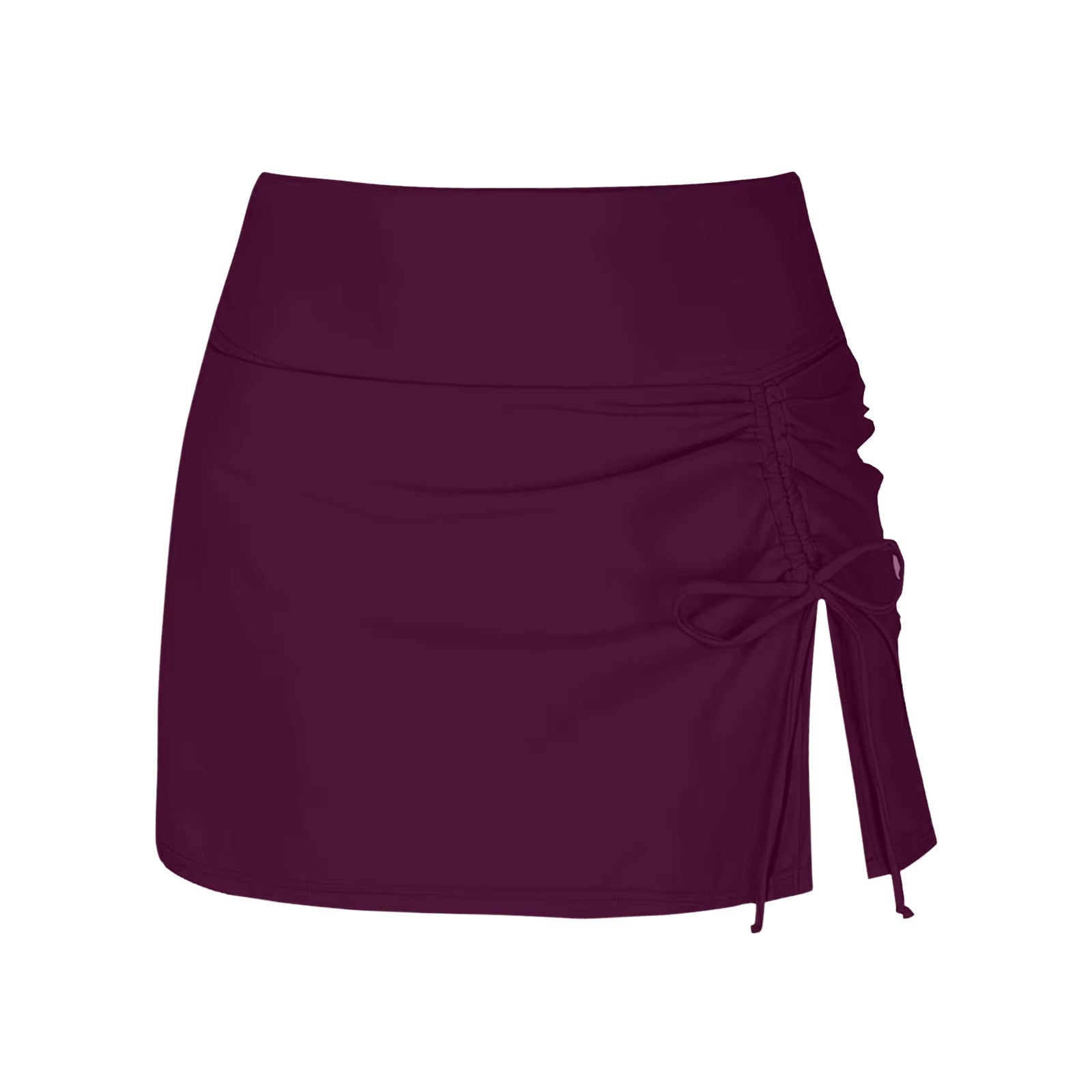 Sudie | Swim Skirt with Ruffles and Split