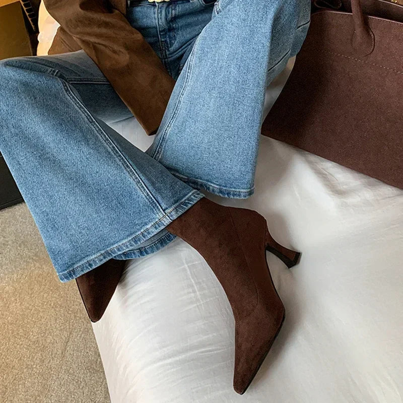 Tanesha | Ankle Boots with Sculpted Heel