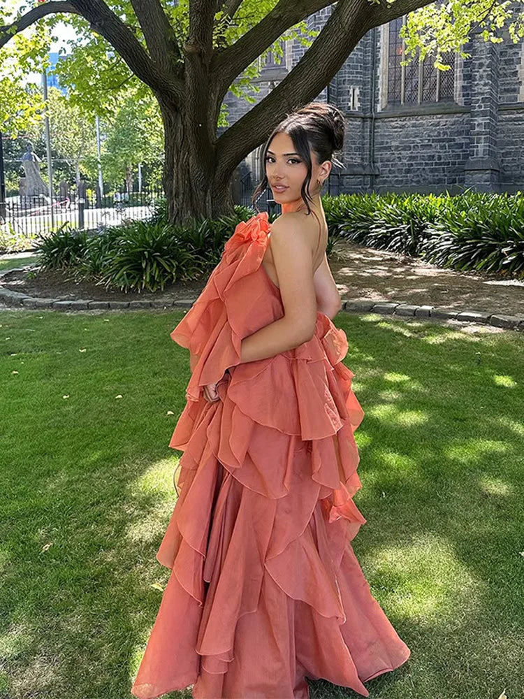 Blossom | Maxi Dress with Layers and Ruffles
