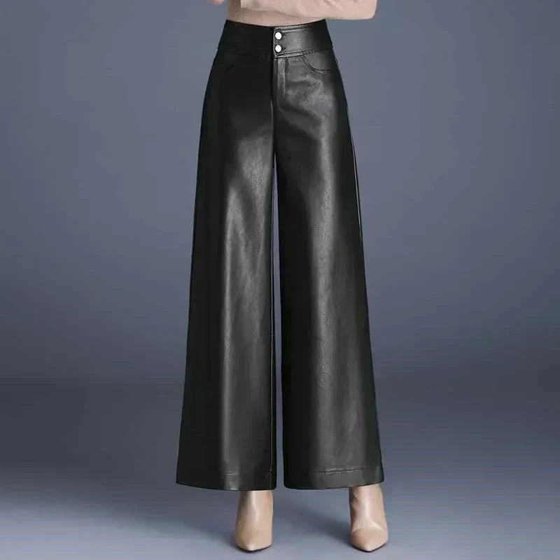 Mark | High-Waisted Wide Fit Trousers