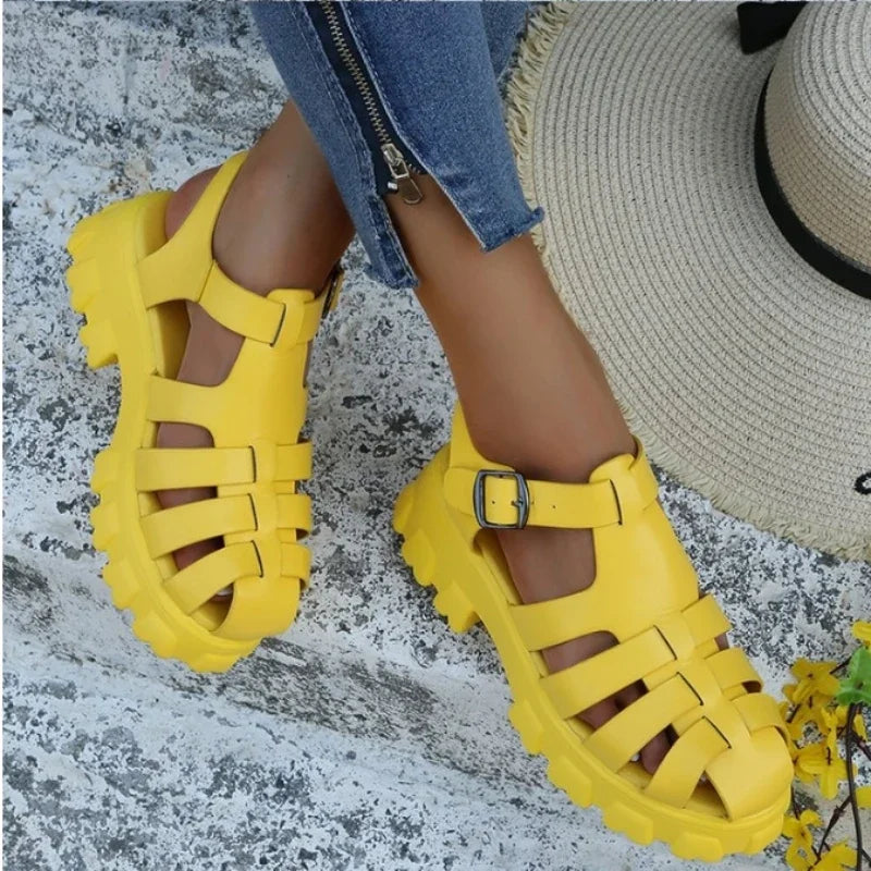 Evra | Sandals Chunky Platform Sole