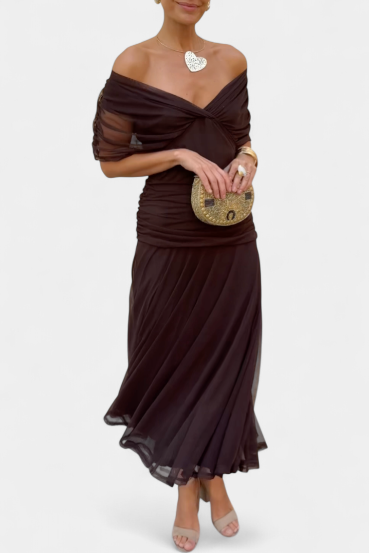 Brigitte – Flattering, Comfortable & Belly-Friendly Dress 