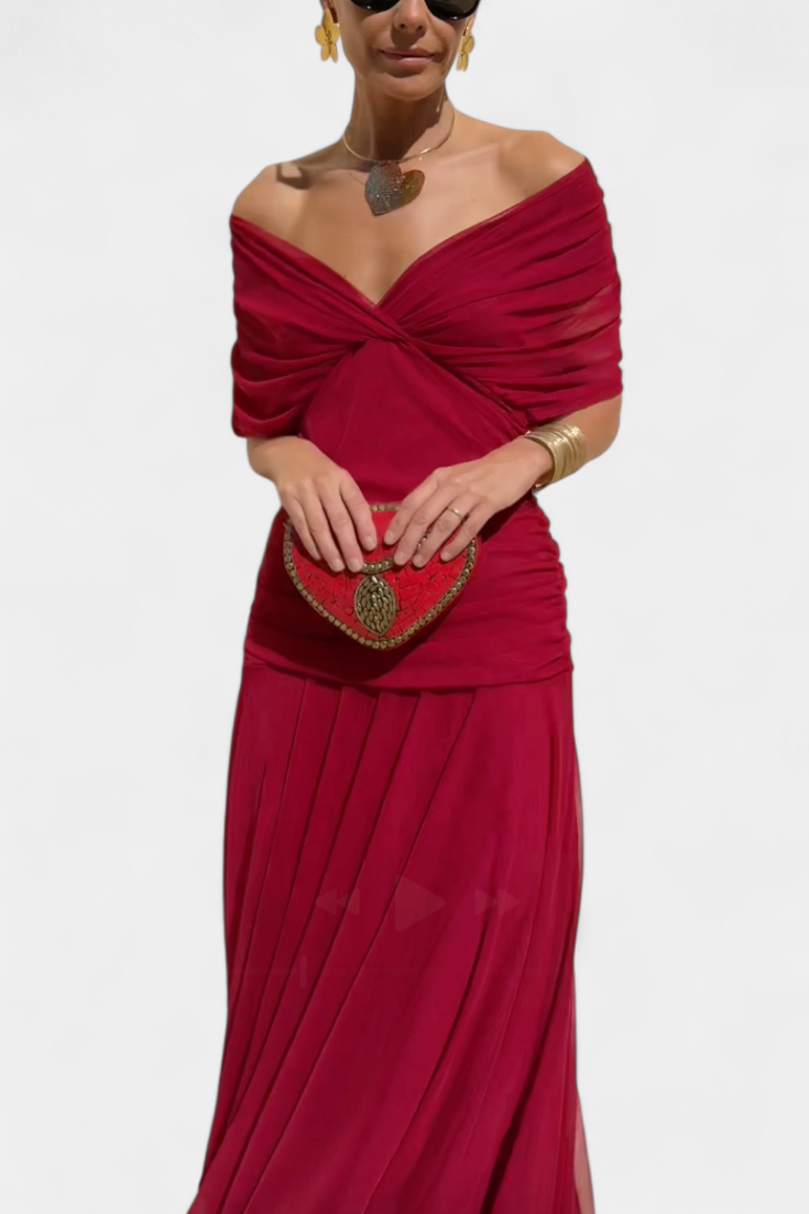 Rebeca | Dress with Sheer Sleeves