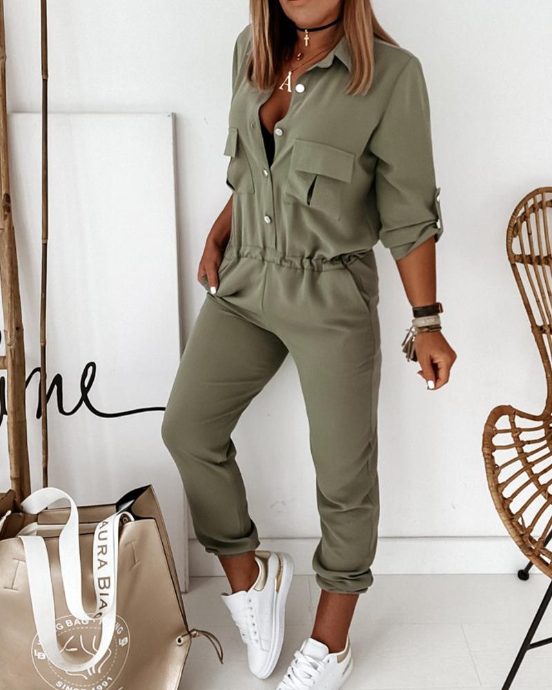 Velia | Jumpsuit with Elastic Waist