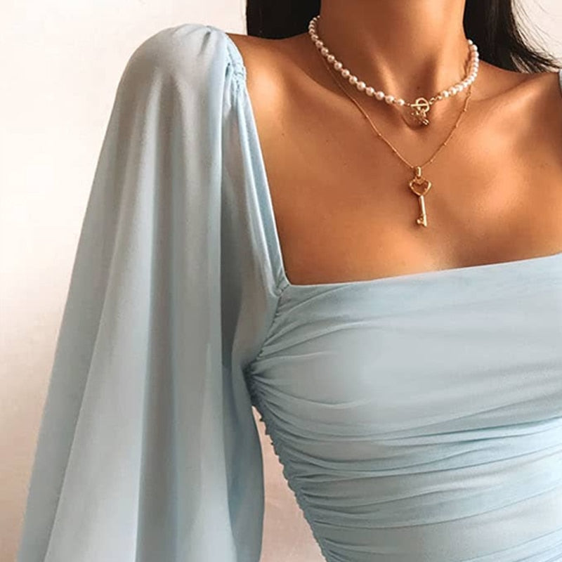 Sherie | Mini Dress with Sophisticated Ruffles
