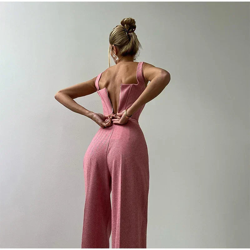 Pat | Suit set with corset top, blazer and trousers