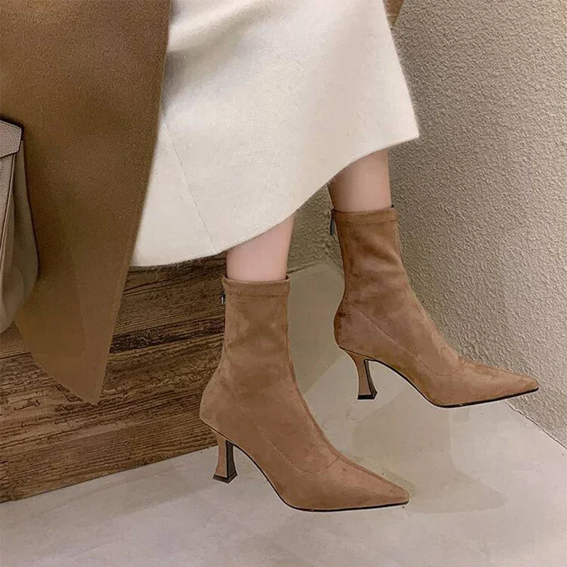 Tanesha | Ankle Boots with Sculpted Heel
