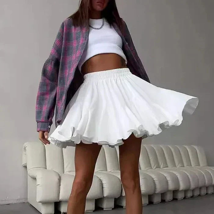 Delila | Pleated Flare Skirt