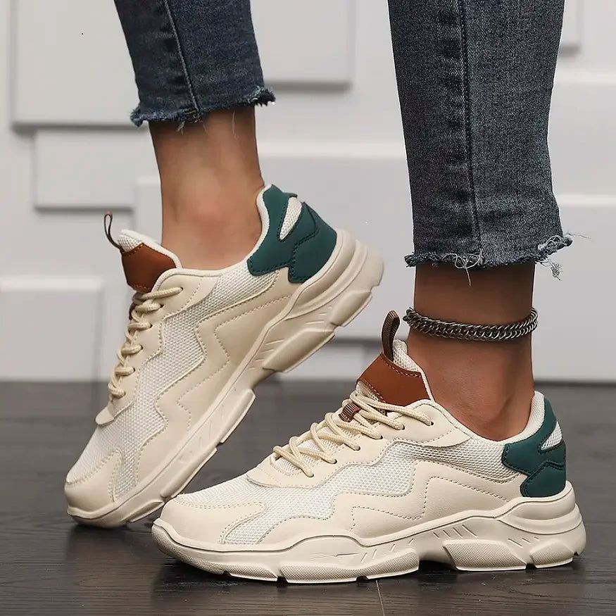 Dirk | Sneakers with Chunky Sole and Color Blocks