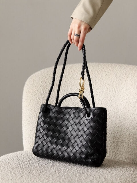 Tivra | Handbag Braided Leather