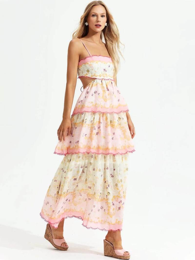 Teagan | Maxi Dress with Lace Details