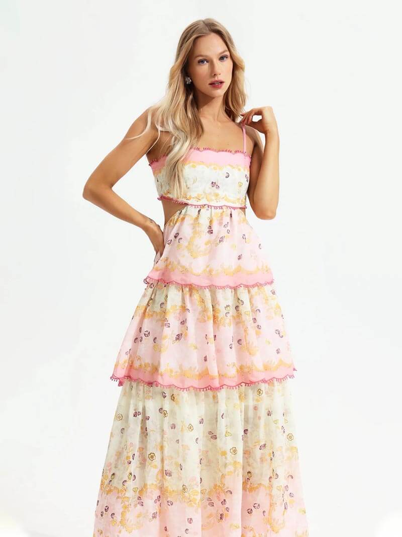 Teagan | Maxi Dress with Lace Details