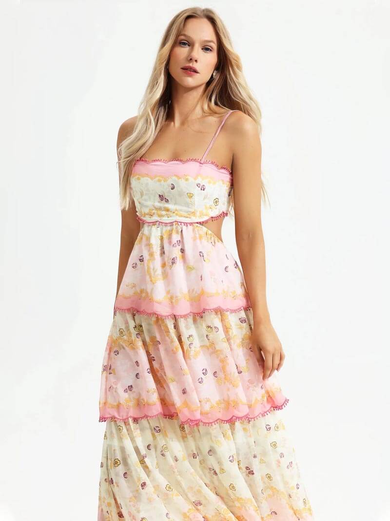 Teagan | Maxi Dress with Lace Details
