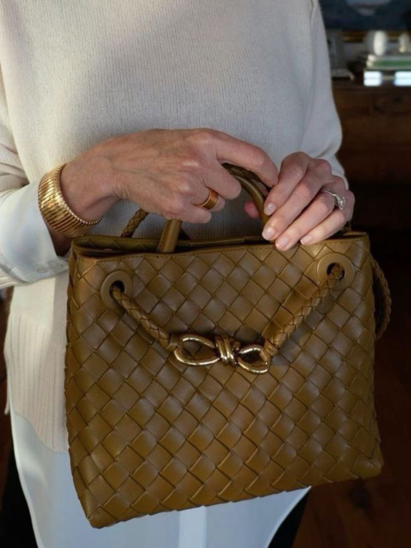 Tivra | Handbag Braided Leather