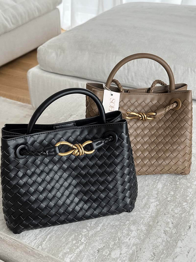 Tivra | Handbag Braided Leather