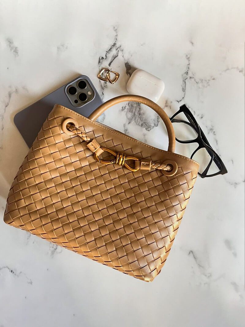 Tivra | Handbag Braided Leather